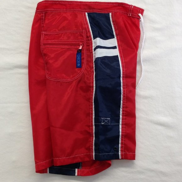 Check-In Size Medium Red / Blue  Board Shorts - Picture 4 of 5